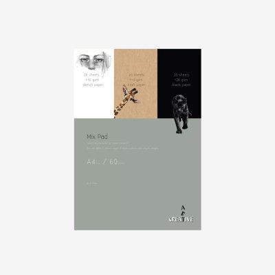 Blok za crtanje Mix Pad A4, 60 lista