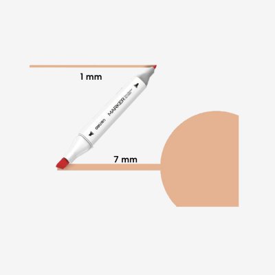 Marker skech art dvostrani 25 Salmon Pink