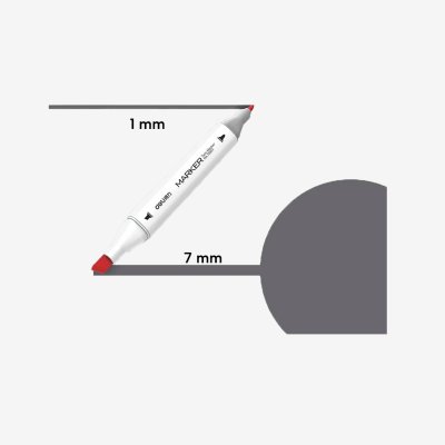 Marker skech art dvostrani WG8 Warm Grey