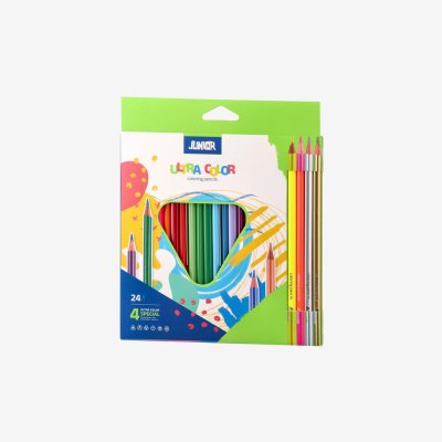 Drvene bojice Junior Ultra color 20 + 4K