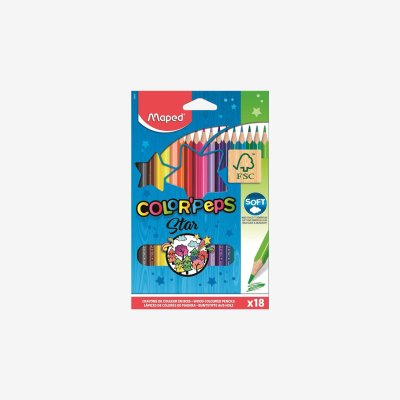 Maped drvene bojice Color peps 1/18