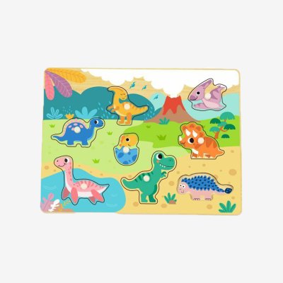 Drvene umetaljke dinosaurusi