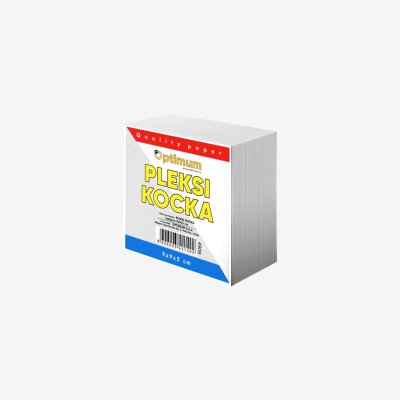 Pleksi kocka 9x9x5 cm