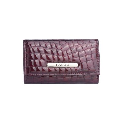 Falco ženski novčanik - Bordo kroko lak