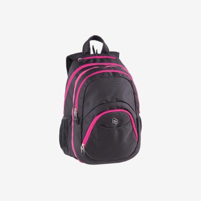 Ranac Pulse Teens 2 u 1 Pink black dot