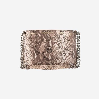 Falco ženska torba - Bež/Zlatno - zmija