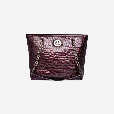 Falco ženska torba - Bordo kroko lak