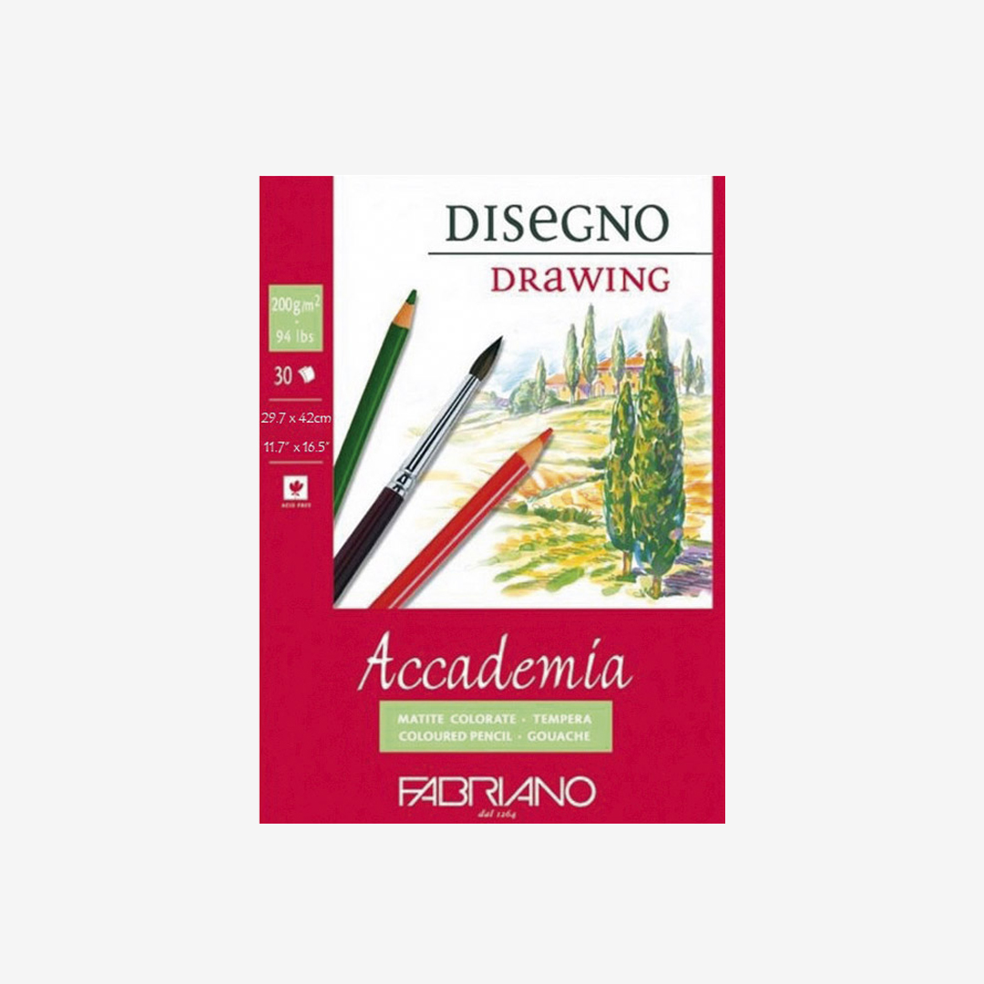 Blok za crtanje Accademia A3, 200g, 30 lista