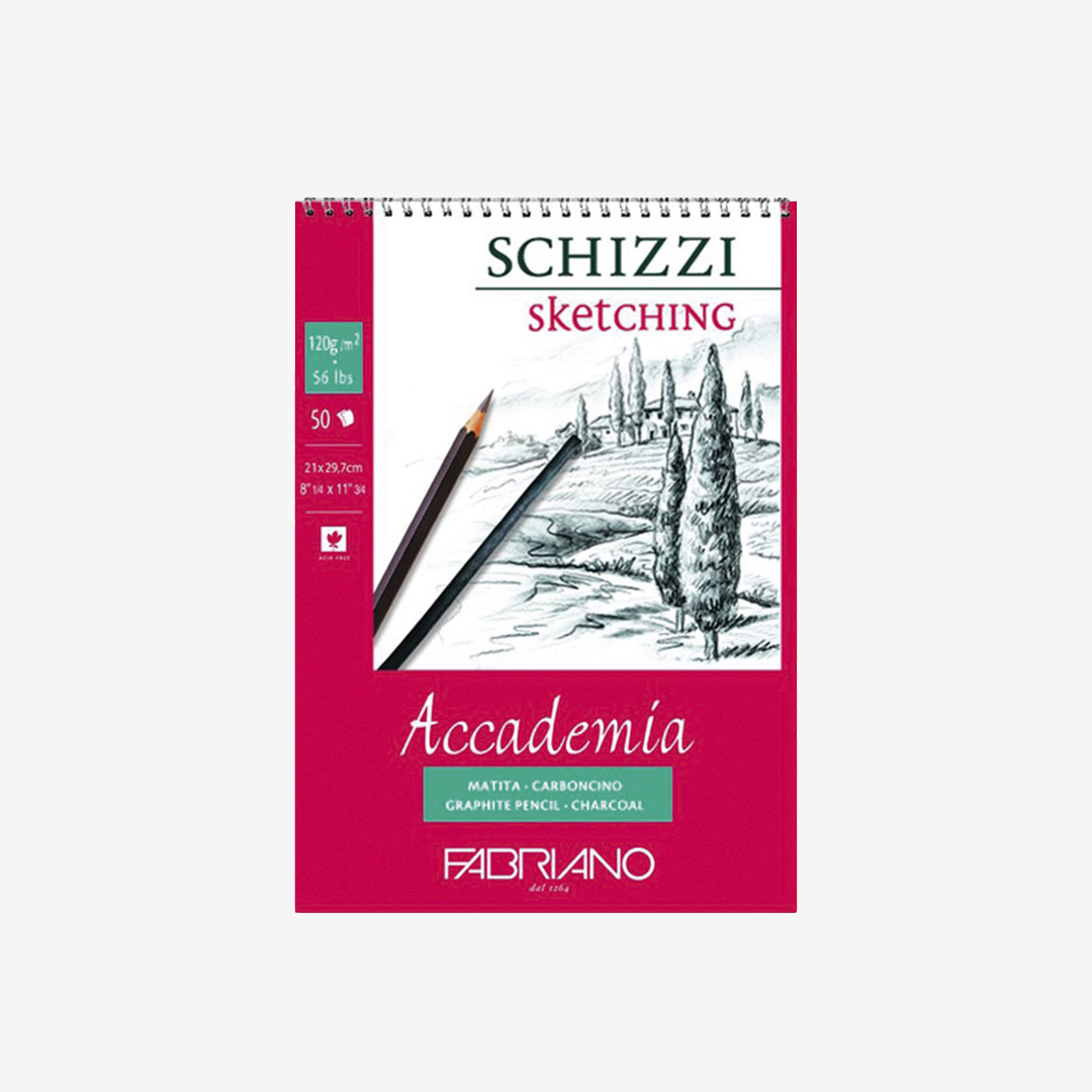 Blok za crtanje Accademia spirala A4, 120g, 50 lista