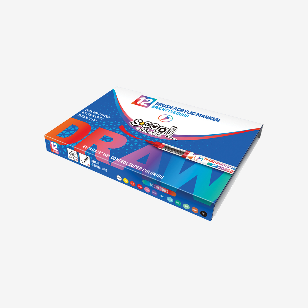 Akrilni tečni markeri sa četkicom 1/12