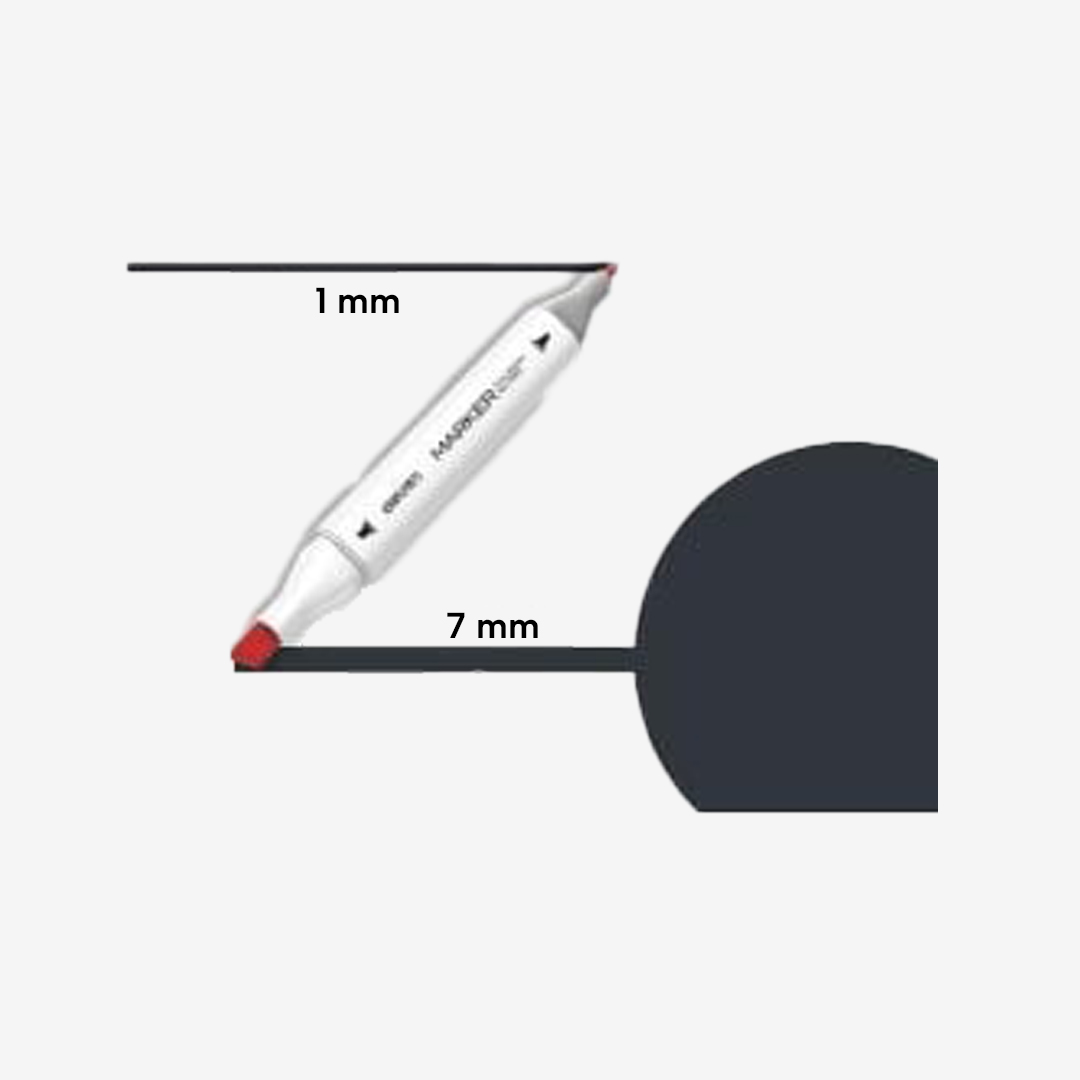 Marker skech art dvostrani CG9 Cool grey