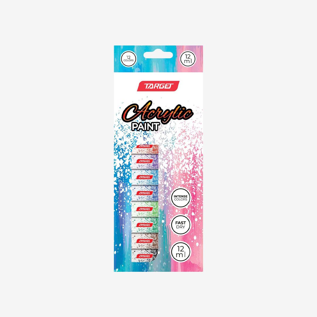 Akrilne boje set 12 x 12ml Target