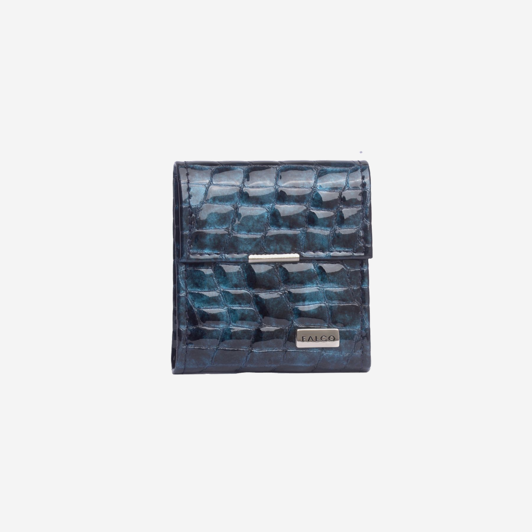Falco ženska futrola za kartice - Teget kroko lak