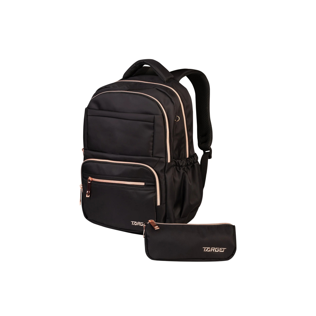 Ranac i pernica set 2/1 GLAMMER Deep Black