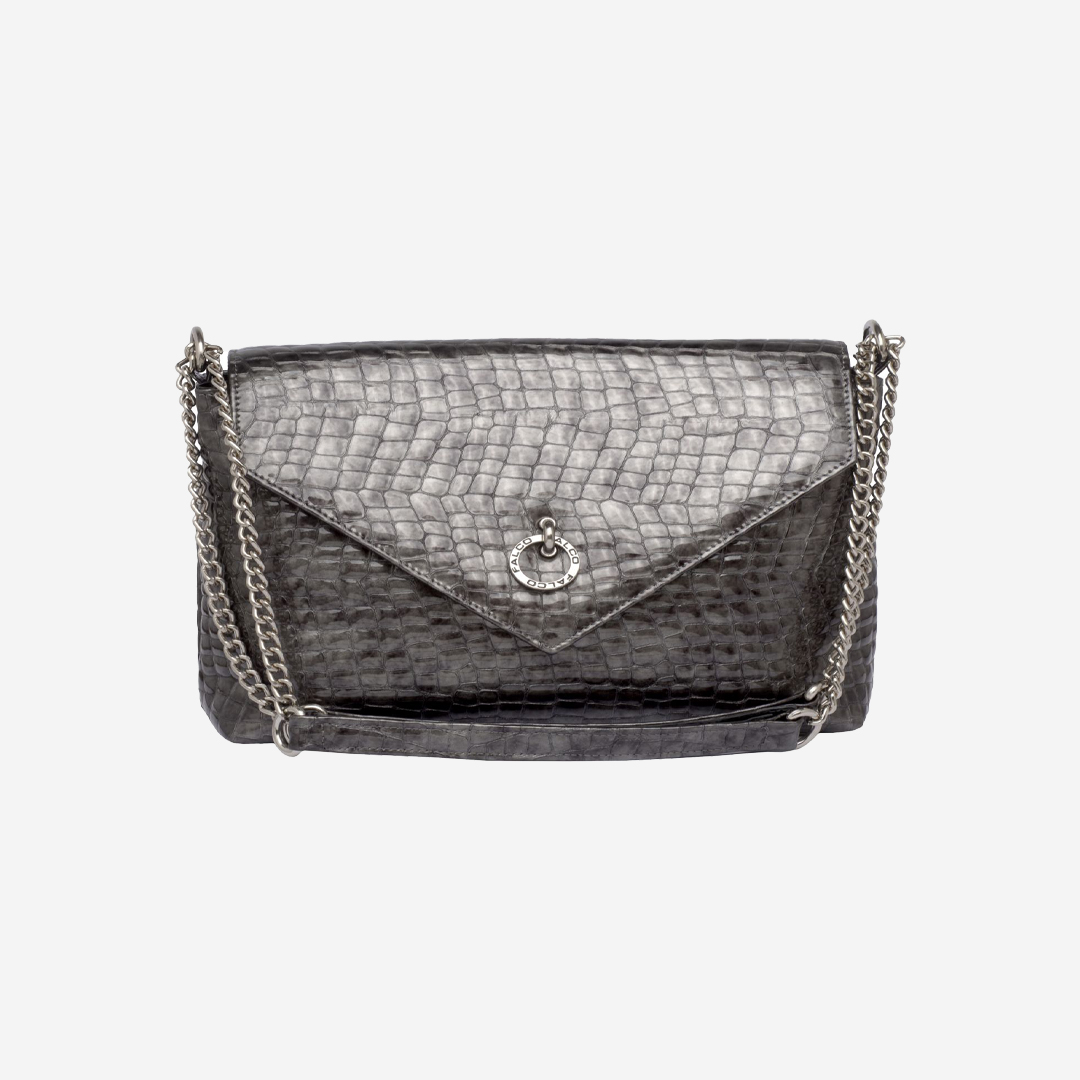 Falco ženska torba - Sivi kroko lak