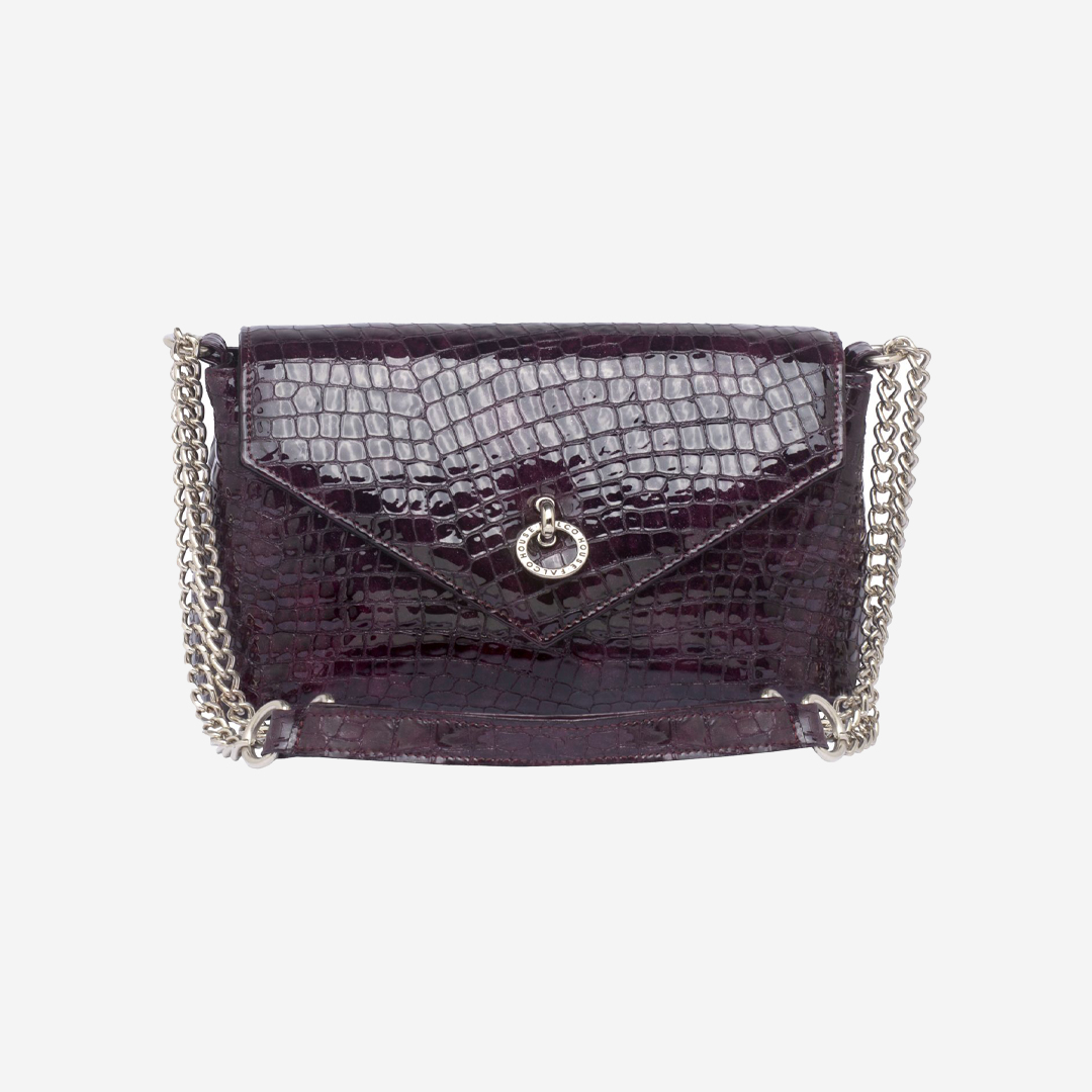 Falco ženska torba - Ljubičasti kroko lak