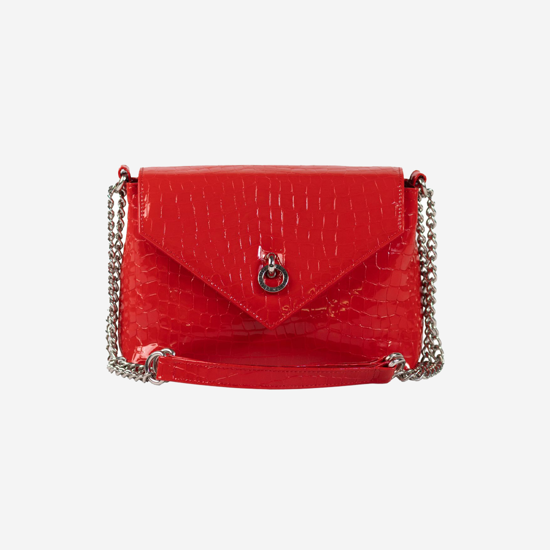 Falco ženska torba - Crvena kroko lak